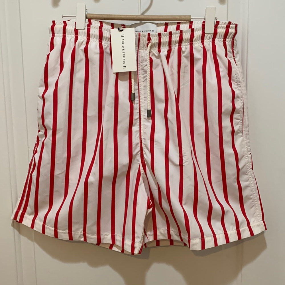 SOLID & STRIPED The Classic in Venice stripe